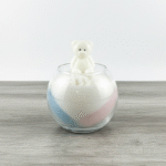 Baby Gender Reveal Bowl Candle